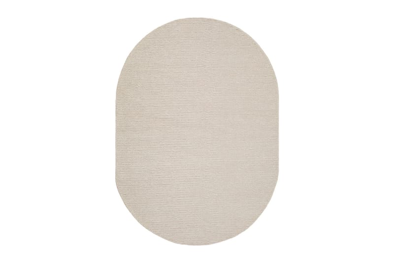 Dalarö Ullteppe 240x340 cm Avlang, Hvit