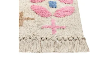 Daran Bomullsteppe 80x150 cm - Beige - Tekstiler & tepper - Teppe & matte - Moderne matte - Bomullsmatter