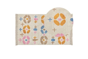 Daran Bomullsteppe 80x150 cm - Beige - Tekstiler & tepper - Teppe & matte - Moderne matte - Bomullsmatter