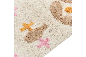 Daran Bomullsteppe 80x150 cm - Beige - Tekstiler & tepper - Teppe & matte - Moderne matte - Bomullsmatter