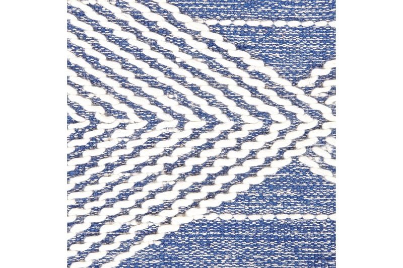 Datca Ullteppe 200x200 cm - Blå - Tekstiler & tepper - Teppe & matte - Moderne matte - Ullteppe