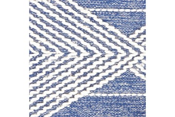 Datca Ullteppe 80x150 cm - Blå - Tekstiler & tepper - Teppe & matte - Moderne matte - Ullteppe