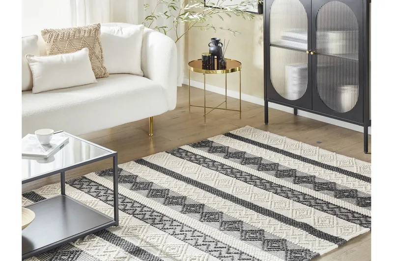 Davutlar Ullteppe 160x230 cm - Beige - Tekstiler & tepper - Teppe & matte - Moderne matte - Ullteppe