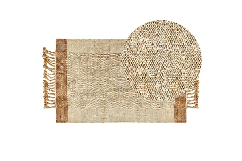 Dedemli Juteteppe 80x150 cm - Beige - Tekstiler & tepper - Teppe & matte - Moderne matte - Jutematter & hampematter