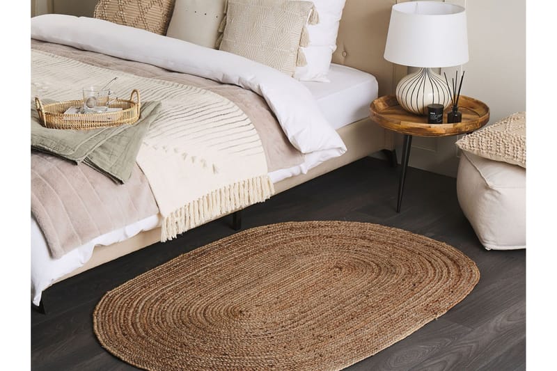 Demirci Juteteppe 100x150 cm - Beige - Tekstiler & tepper - Teppe & matte - Moderne matte - Jutematter & hampematter