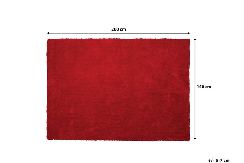 Demre Matte 140x200 cm - Rød - Tekstiler & tepper - Teppe & matte - Store tepper