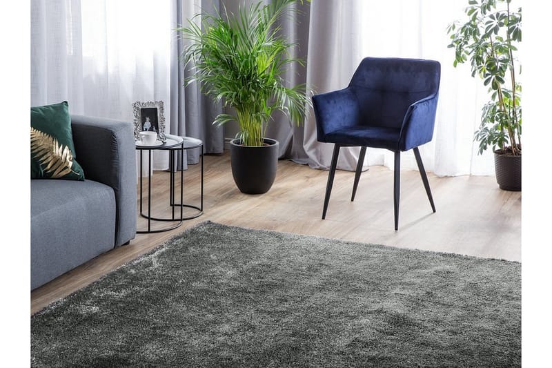 Demre Matte 200x200 cm - Mørkegrå - Tekstiler & tepper - Teppe & matte - Moderne matte - Ryetepper