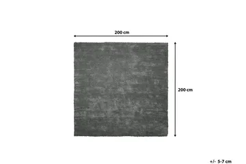 Demre Matte 200x200 cm - Mørkegrå - Tekstiler & tepper - Teppe & matte - Moderne matte - Ryetepper