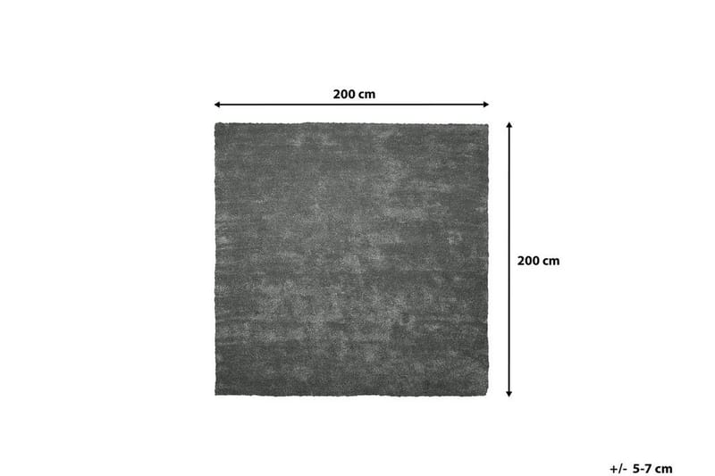 Demre Matte 200x200 cm - Mørkegrå - Tekstiler & tepper - Teppe & matte - Moderne matte - Ryetepper