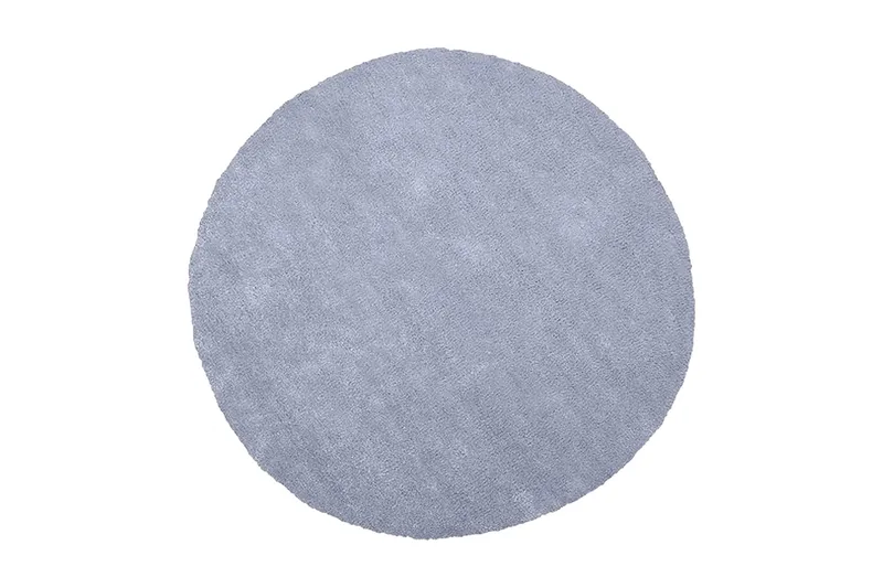 Demre Matte Rund 140 cm, Lysegrå