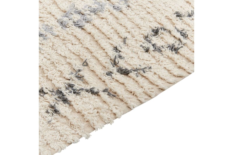 Dispur Bomullsteppe 140x200 cm - Beige - Tekstiler & tepper - Teppe & matte - Moderne matte - Bomullsmatter