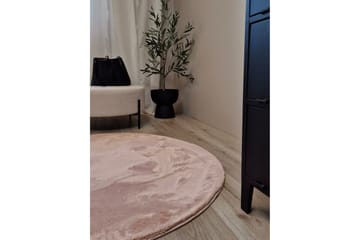Dream Ryematte Lyserød 120 cm Rund - Lyserød - Tekstiler & tepper - Teppe & matte - Moderne matte - Ryetepper