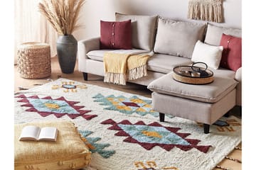 Duzce Ryeteppe 160x230 cm - Beige - Tekstiler & tepper - Teppe & matte - Moderne matte - Ryetepper