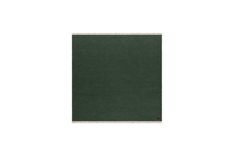 Eden Ullteppe 200x200 cm Kvadratisk - Smaragdgrønn - Tekstiler & tepper - Teppe & matte - Moderne matte - Ullteppe