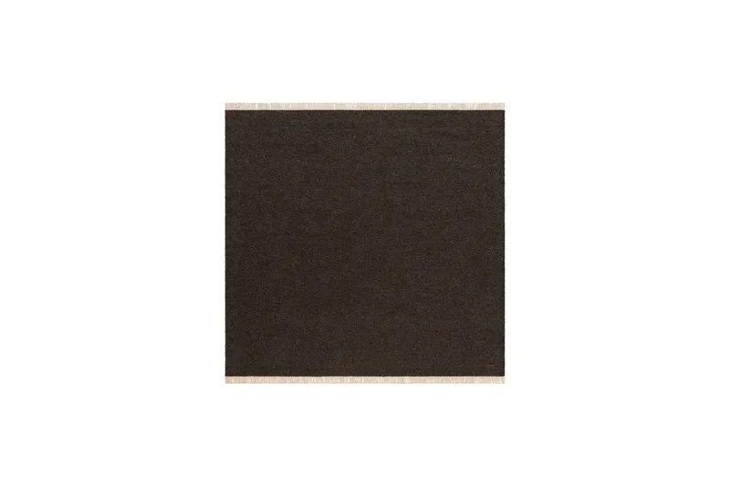 Eden Ullteppe 200x200 cm Kvadratisk, Taupe