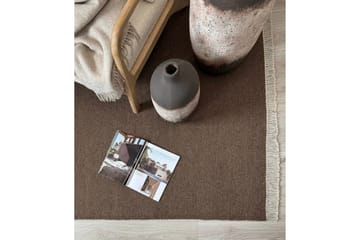 Eden Ullteppe 75x150 cm Rektangulær - Brun - Tekstiler & tepper - Teppe & matte - Moderne matte - Ullteppe