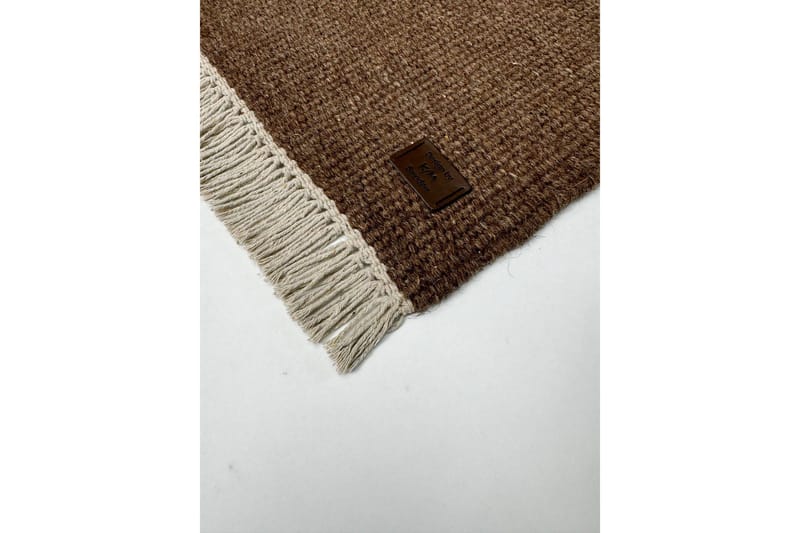 Eden Ullteppe 75x150 cm Rektangulær - Brun - Tekstiler & tepper - Teppe & matte - Moderne matte - Ullteppe