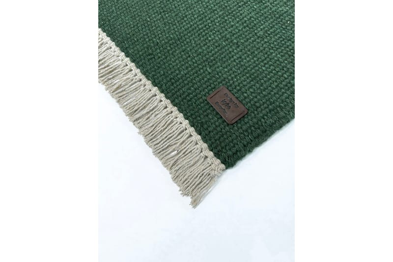 Eden Ullteppe 75x150 cm Rektangulær - Smaragdgrønn - Tekstiler & tepper - Teppe & matte - Moderne matte - Ullteppe