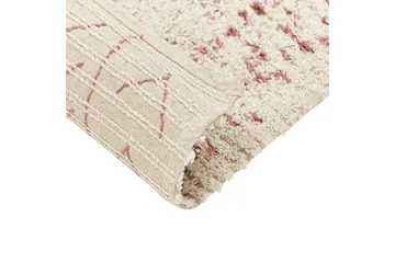 Edirne Bomullsteppe 80x150 cm - Beige - Tekstiler & tepper - Teppe & matte - Moderne matte - Bomullsmatter