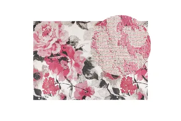 Ejaz Ryeteppe 140x200 cm - Rosa - Tekstiler & tepper - Teppe & matte - Moderne matte - Bomullsmatter