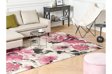 Ejaz Ryeteppe 200x300 cm - Rosa - Tekstiler & tepper - Teppe & matte - Moderne matte - Bomullsmatter