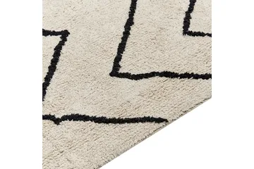 Eldes Ryeteppe 160x230 cm - Beige - Tekstiler & tepper - Teppe & matte - Moderne matte - Ryetepper