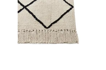 Eldes Ryeteppe 160x230 cm - Beige - Tekstiler & tepper - Teppe & matte - Moderne matte - Bomullsmatter