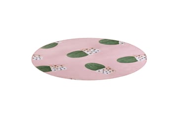 Eldivan Ryeteppe 120x120 cm - Rosa - Tekstiler & tepper - Teppe & matte - Moderne matte - Ryetepper