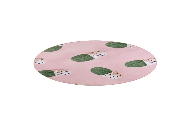 Eldivan Ryeteppe 120x120 cm - Rosa - Tekstiler & tepper - Teppe & matte - Moderne matte - Ryetepper