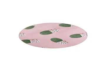 Eldivan Ryeteppe 120x120 cm - Rosa - Tekstiler & tepper - Teppe & matte - Vegg til vegg tepper