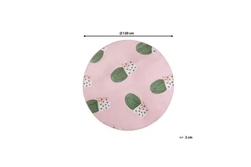 Eldivan Ryeteppe 120x120 cm - Rosa - Tekstiler & tepper - Teppe & matte - Vegg til vegg tepper