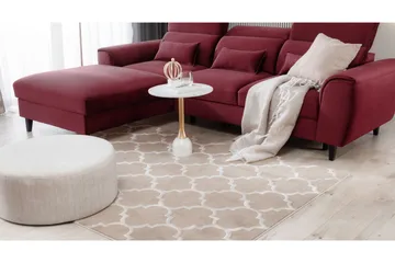 Elsher Ryematte 150x80 cm - Beige - Tekstiler & tepper - Teppe & matte - Moderne matte - Ryetepper