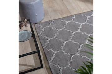 Elsher Ryematte Rektangulær 220x160 cm - Grå - Tekstiler & tepper - Teppe & matte - Moderne matte - Ryetepper