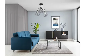 Elsher Ryematte Rektangulær 220x160 cm - Grå - Tekstiler & tepper - Teppe & matte - Moderne matte - Ryetepper