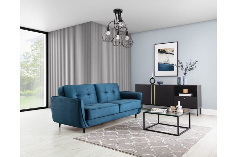 Elsher Ryematte Rektangulær 220x160 cm - Grå - Tekstiler & tepper - Teppe & matte - Moderne matte - Ryetepper