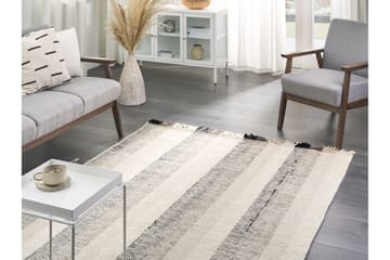 Emirler Ullteppe 140x200 cm - Svart/hvit - Tekstiler & tepper - Teppe & matte - Moderne matte - Ullteppe