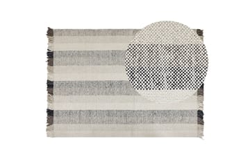 Emirler Ullteppe 140x200 cm - Svart/hvit - Tekstiler & tepper - Teppe & matte - Moderne matte - Ullteppe