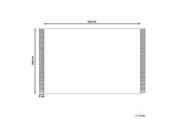 Emirler Ullteppe 160x230 cm - Svart/hvit - Tekstiler & tepper - Teppe & matte - Moderne matte - Ullteppe
