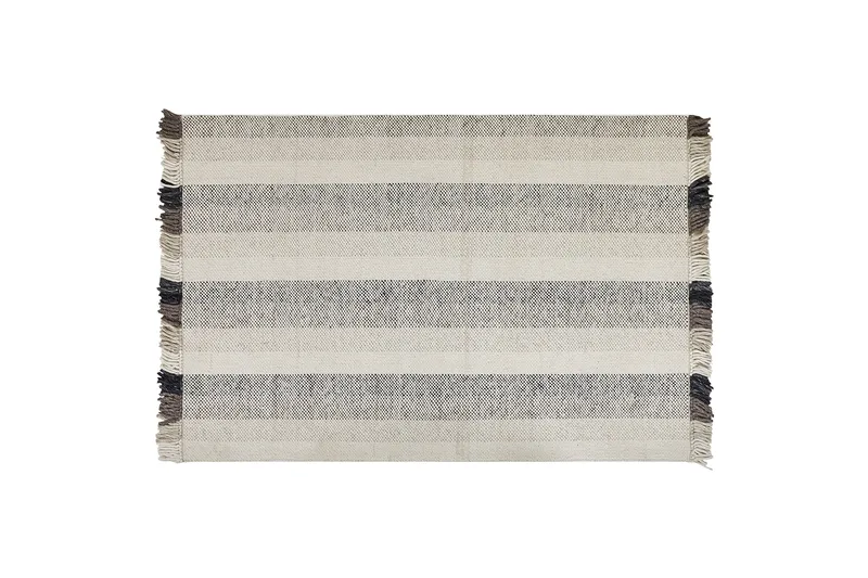 Emirler Ullteppe 160x230 cm - Svart/hvit - Tekstiler & tepper - Teppe & matte - Moderne matte - Ullteppe