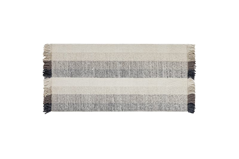 Emirler Ullteppe 80x150 cm - Svart/hvit - Tekstiler & tepper - Teppe & matte - Moderne matte - Ullteppe