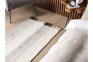 Emirler Ullteppe 80x150 cm - Svart/hvit - Tekstiler & tepper - Teppe & matte - Moderne matte - Ullteppe