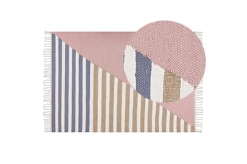 Engiz Ullteppe 160x230 cm - Rosa - Tekstiler & tepper - Teppe & matte - Moderne matte - Ullteppe