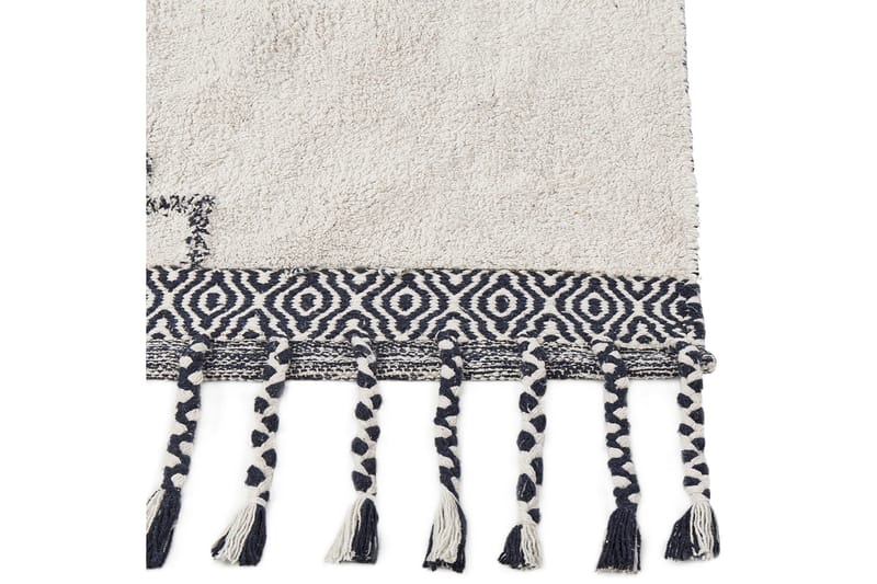 Eray Ryeteppe 140x200 cm - Svart/hvit - Tekstiler & tepper - Teppe & matte - Moderne matte - Ryetepper