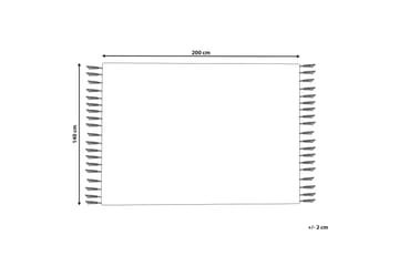 Eray Ryeteppe 140x200 cm - Svart/hvit - Tekstiler & tepper - Teppe & matte - Moderne matte - Ryetepper