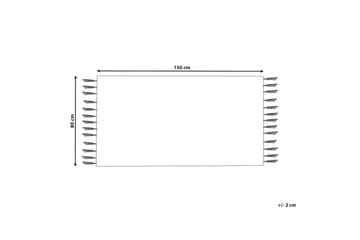 Eray Ryeteppe 80x150 cm - Svart/hvit - Tekstiler & tepper - Teppe & matte - Moderne matte - Ryetepper