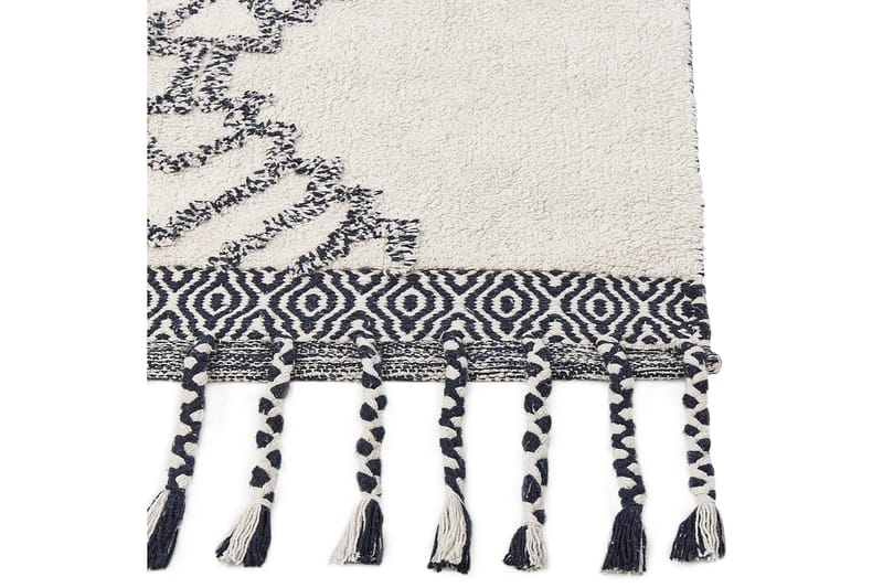 Eray Ryeteppe 80x150 cm - Svart/hvit - Tekstiler & tepper - Teppe & matte - Moderne matte - Ryetepper