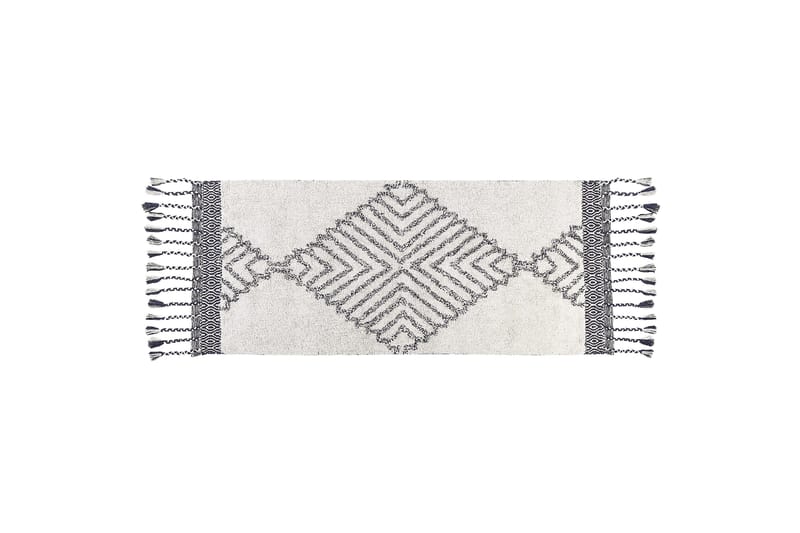 Eray Ryeteppe 80x150 cm, Svart/hvit