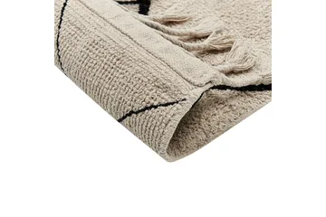 Erler Bomullsteppe 140x200 cm - Beige - Tekstiler & tepper - Teppe & matte - Moderne matte - Bomullsmatter