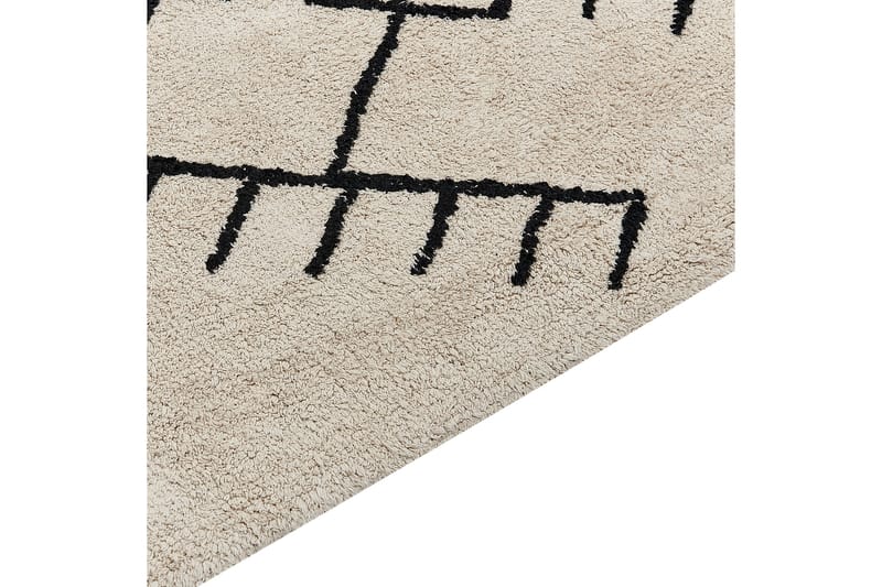 Erler Bomullsteppe 160x230 cm - Beige - Tekstiler & tepper - Teppe & matte - Moderne matte - Bomullsmatter