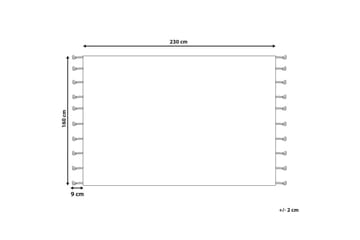 Erler Bomullsteppe 160x230 cm - Beige - Tekstiler & tepper - Teppe & matte - Moderne matte - Bomullsmatter